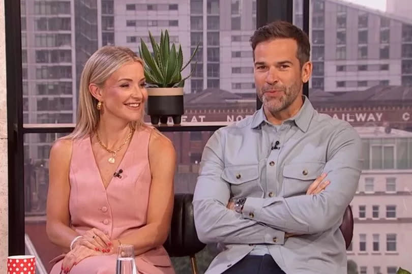 Helen Skelton and Gethin Jones on BBC Morning Live -Credit:BBC