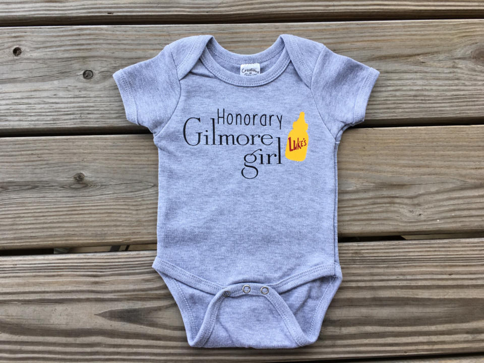 ‘Honorary Gilmore girl’ onesie