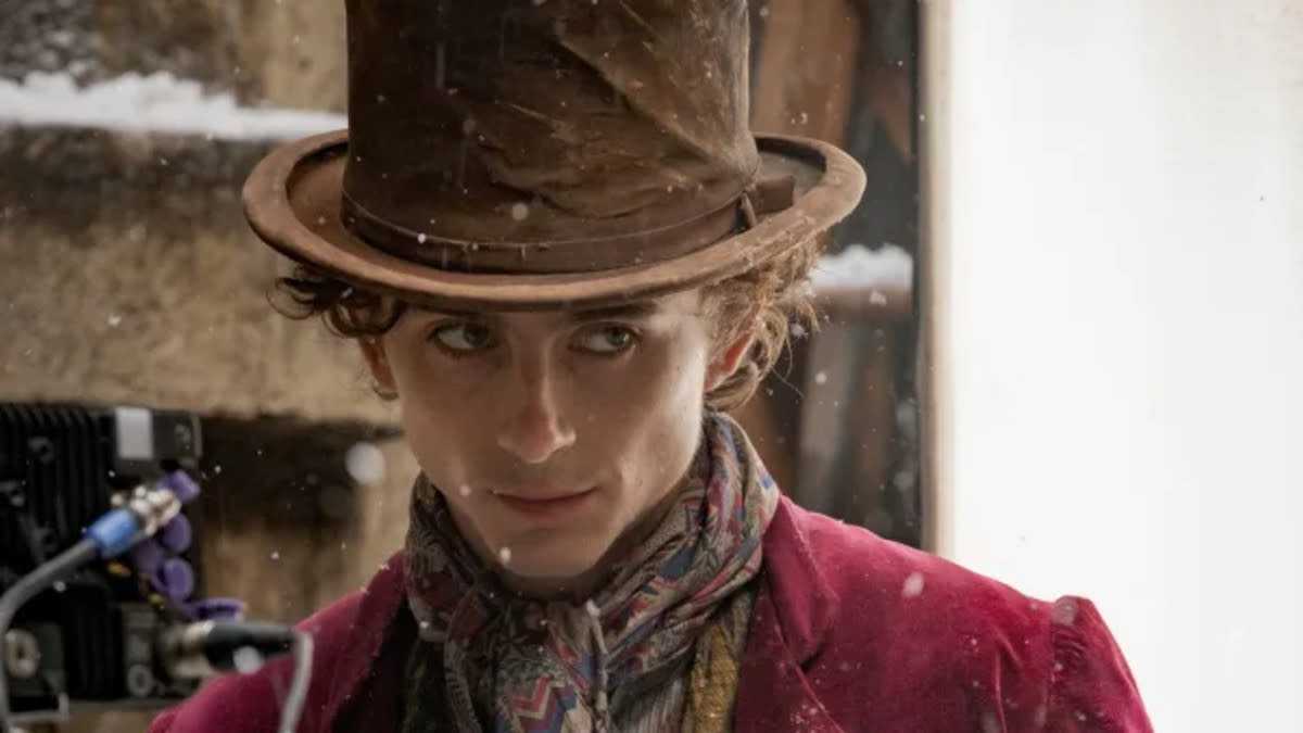 Timothée Chalamet in "Wonka"<p>Warner Bros.</p>