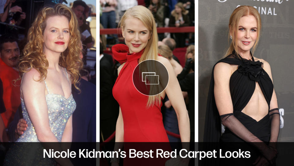 Nicole Kidman, red carpet, Balenciaga, Saint Laurent, Dolce & Gabbana