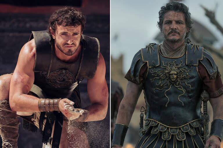 Paul Mescal y Pedro Pascal, los protagonistas de Gladiador 2