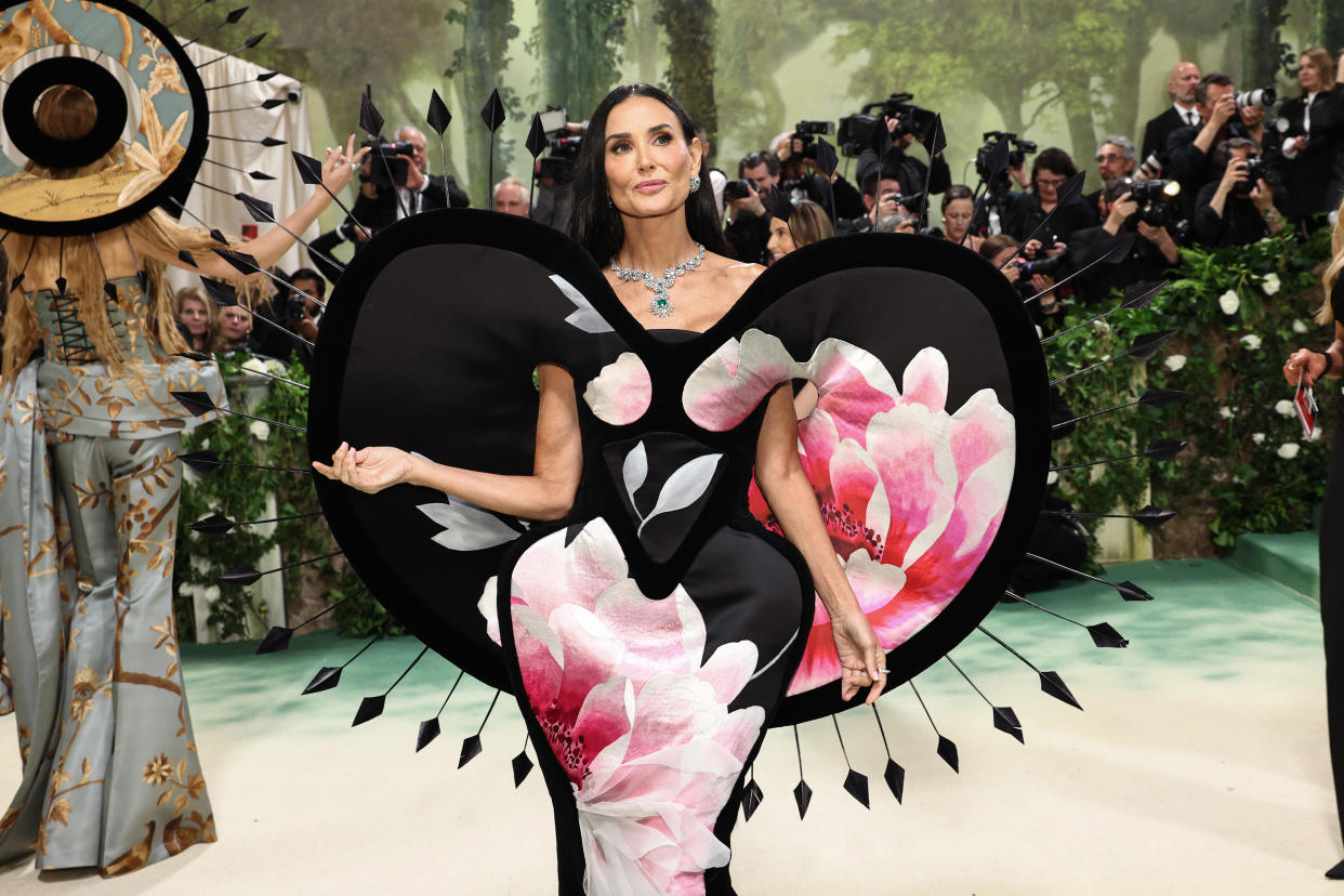 Demi Moore attends The 2024 Met Gala Celebrating 