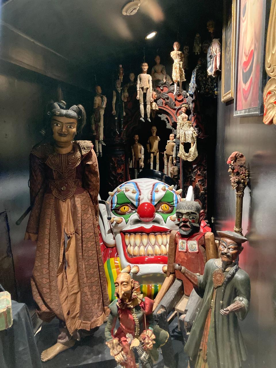 The haunted doll collection at the Vampire Art Museum and Paranormal Activity attraction in Buckingham. Owner Edmondo Crimi acquired another doll whose owner wanted to get rid of it he was willing to pay Crimi $200 to take it away.