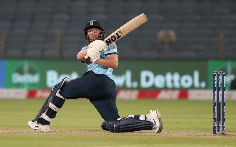Jonny Bairstow smashed the ball to all parts but once he fell, England fell apart - Surjeet Yadav/Getty Images