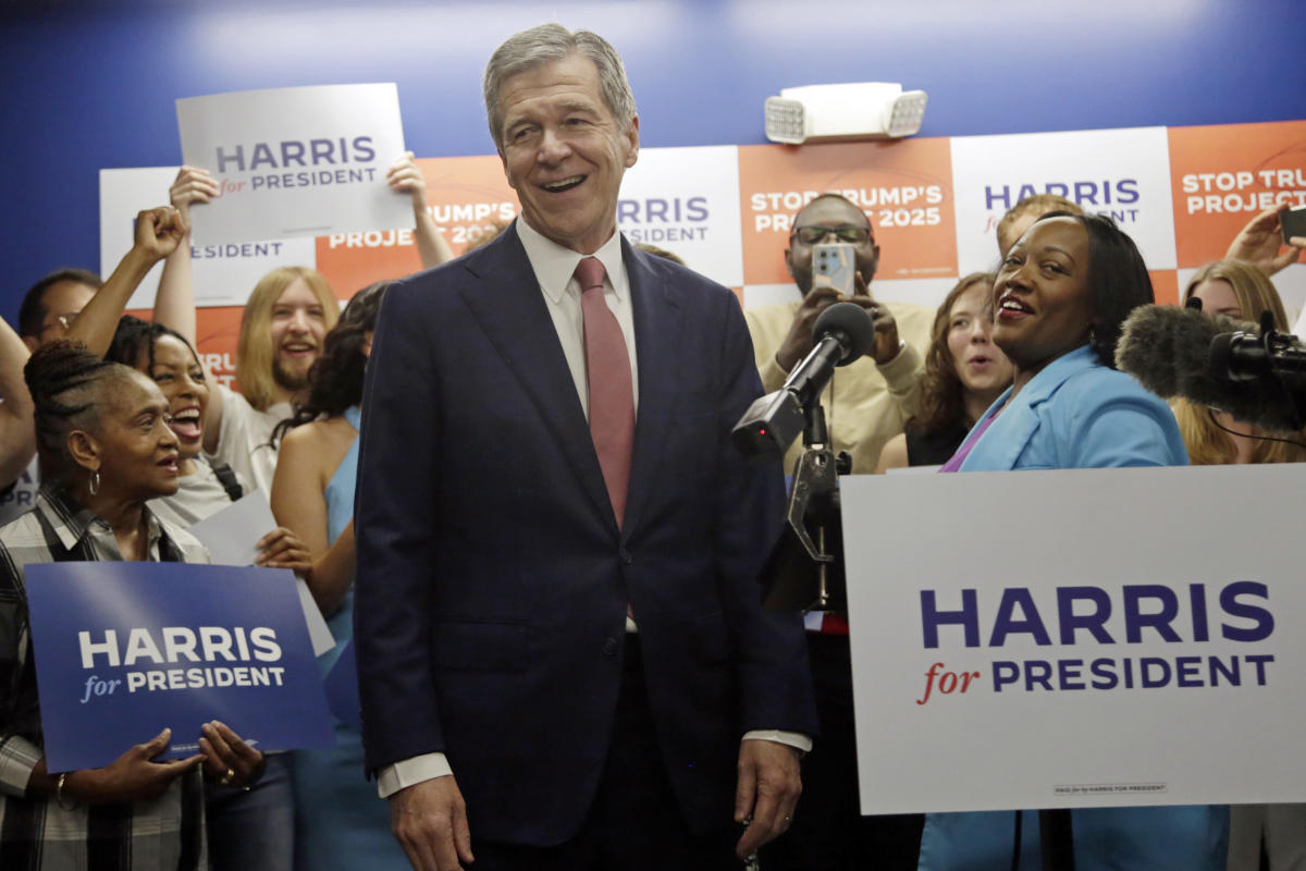 North Carolina governor says Harris 'has a lot of great options' for