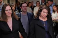 Actor Annabella Sciorra arrives after a lunch break to testify as a witness in the case of film producer Harvey Weinstein at New York Criminal Court during his sexual assault trial in the Manhattan borough of New York City