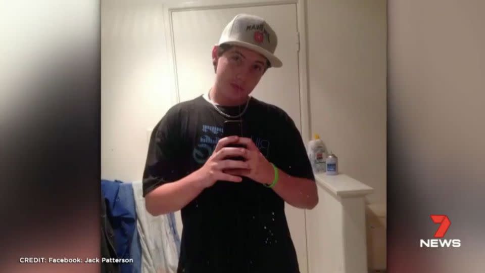 Jack Patterson, 16, died in the crash. Source: 7 News