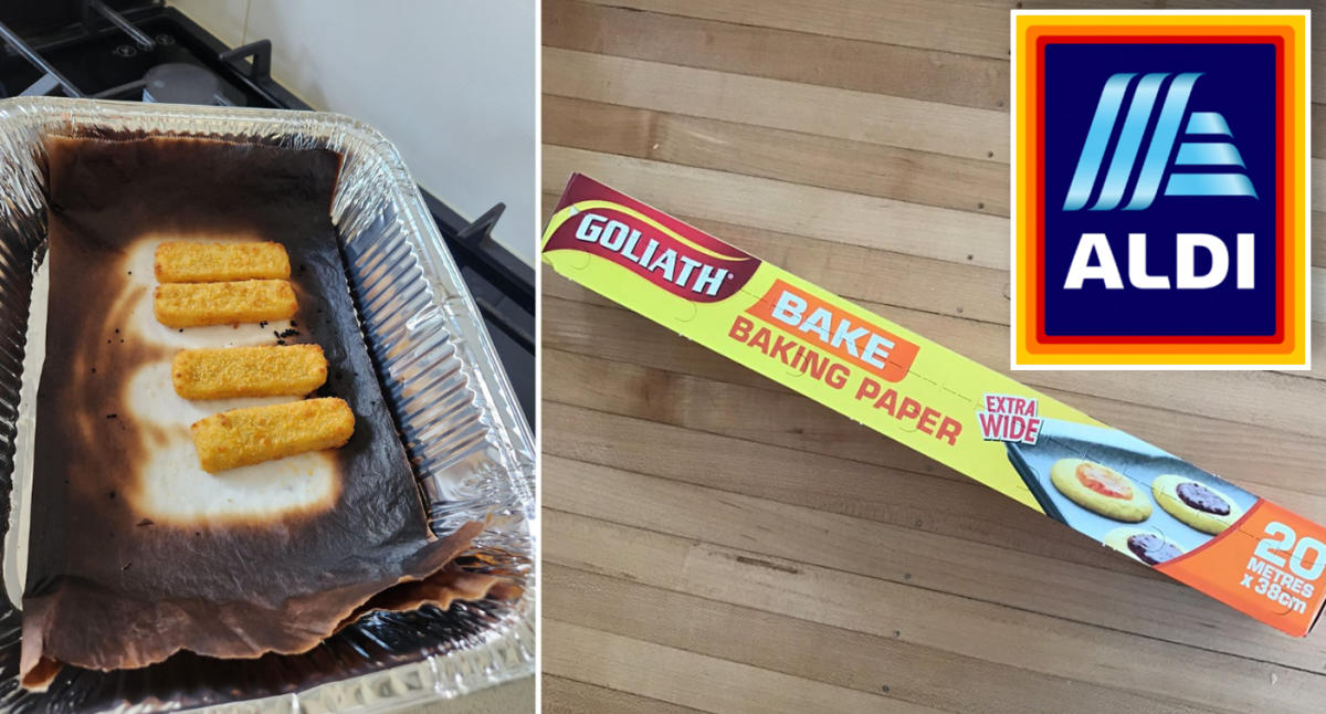 Aldi baking paper sparks fiery debate among Aussie mums: 'Had to put out the flames'