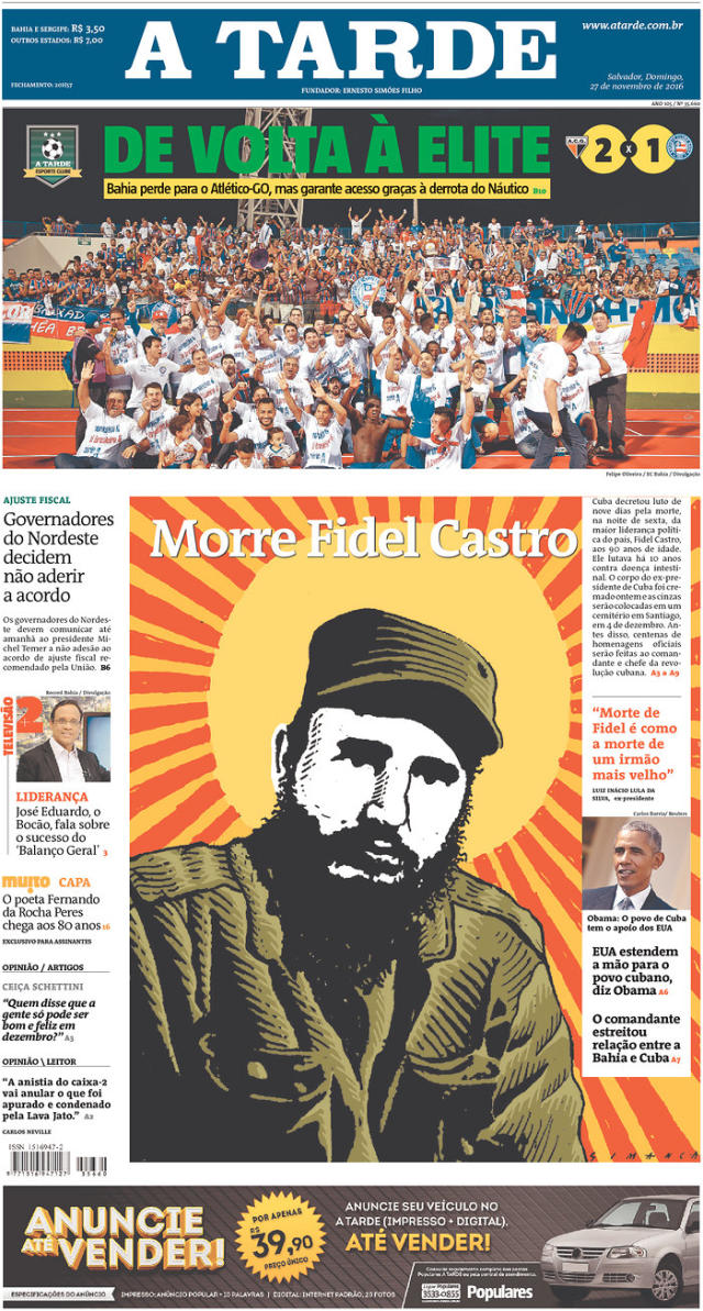 The death of Fidel Castro (6 letters) – The Denver Post