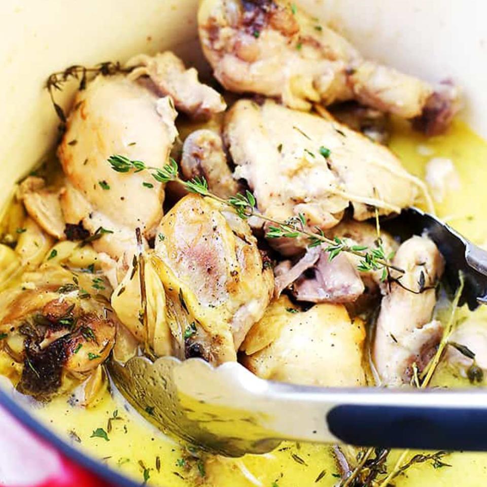 Coconut Milk and Thyme Braised Chicken