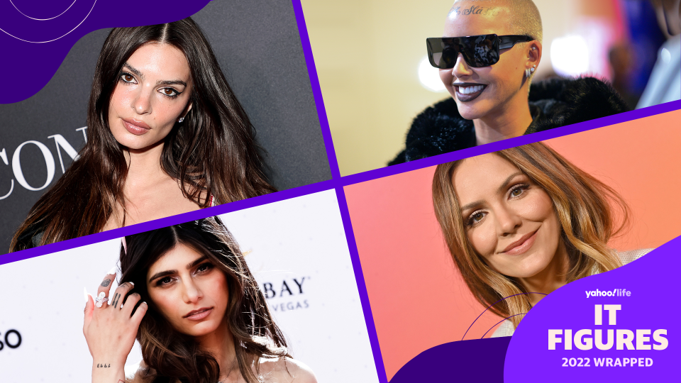 Emily Ratajkowski, Mia Khalifa, Amber Rose, Katherine McPhee-Foster and more shared their thoughts on body image with Yahoo Life in 2022. (Photo: Getty Images)