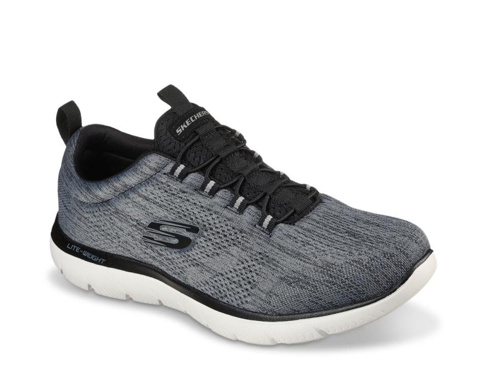 Gray and black Skechers Summits Louvin Sneaker