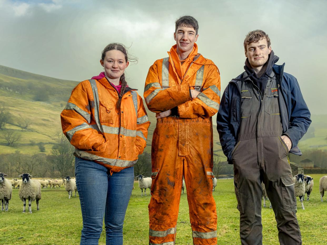 Reuben Owen and Sarah Dow and Tommy on Our Life in the Dales