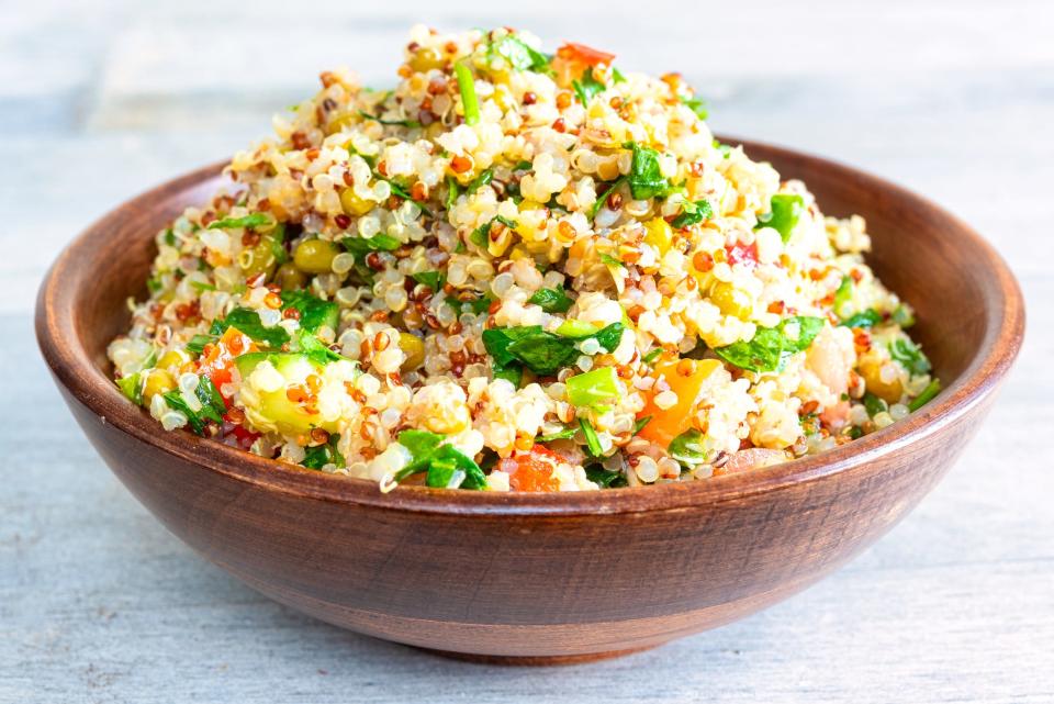 bowl of quinoa salad