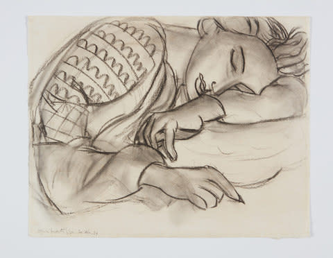 Henri Matisse,Young girl sleeping in a Romanian blouse - Credit: Courtesy of Phillips Auctioneers