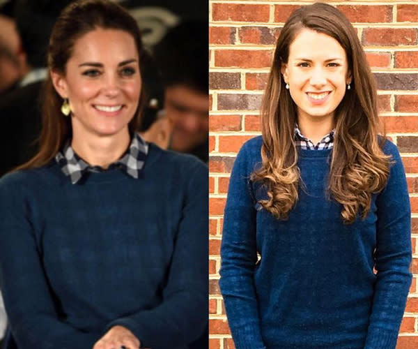 <p>La fascination de Mallory pour le style de Kate Middleton a commencé lorsqu’elle était étudiante. Elle a déclaré au site DailyMail : <em>« Beaucoup de jeunes filles aux USA suivaient les apparitions publiques de Kate pendant mes années universitaires. »</em><br> Crédit photo : Instagram Mallory Bowling </p>