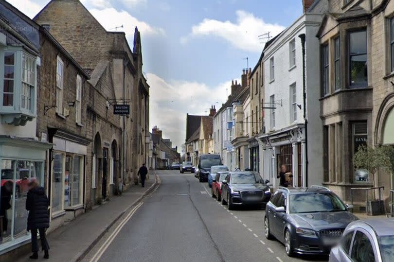 A view of Bruton High Street