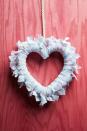 <p>Wrap strips of soft flannel around a heart-shaped foam wreath form to create a soft statement piece that says "I love you!"<br><br><a class="link rapid-noclick-resp" href="https://www.amazon.com/NUOBESTY-Polystyrene-Styrofoam-Arranging-Decoration/dp/B081H7RR3N/ref=sr_1_4?tag=syn-yahoo-20&ascsubtag=%5Bartid%7C10050.g.35057743%5Bsrc%7Cyahoo-us" rel="nofollow noopener" target="_blank" data-ylk="slk:SHOP WREATH FORM">SHOP WREATH FORM</a></p>