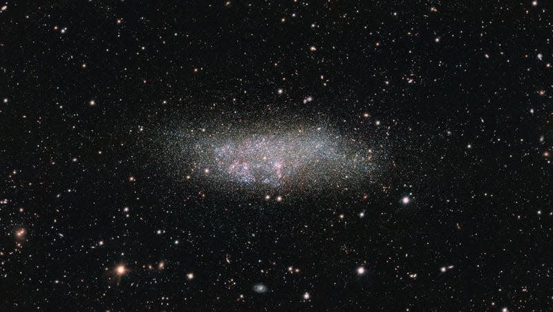 Another view of the dwarf galaxy.