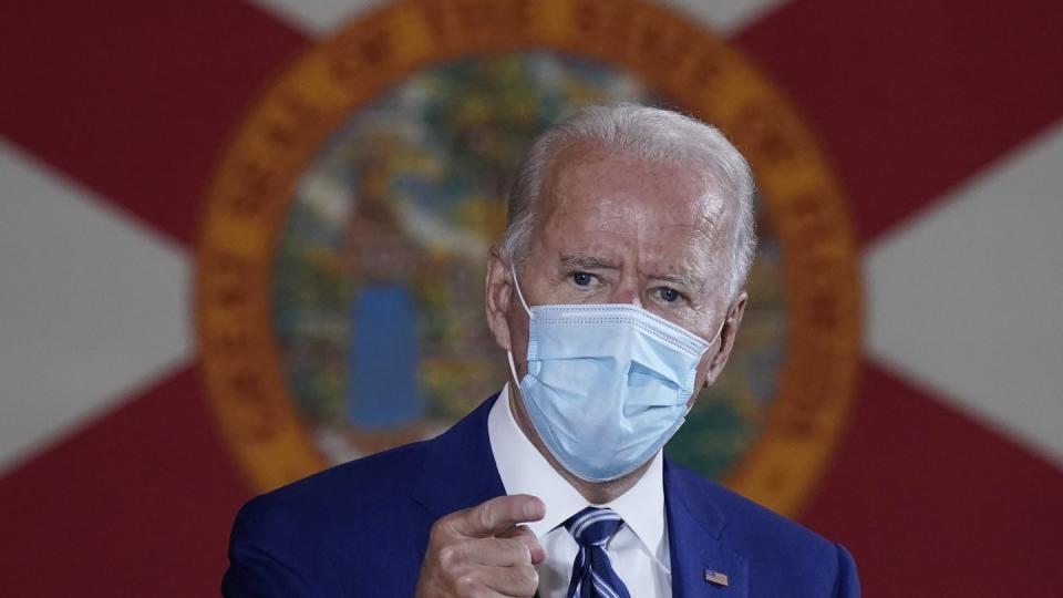 Der demokratische Präsidentschaftskandidat Joe Biden geht US-Präsident Trump hart an.