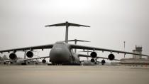 <p>Slightly smaller than the Antonov Condor, Lockheed's C-5 Galaxy is the largest aircraft routinely operated by the U.S. military. With a payload capacity of almost 240,000 pounds, the Lockheed Galaxy is capable of carrying two <a href="http://i.imgur.com/BGiAWHx.jpg" rel="nofollow noopener" target="_blank" data-ylk="slk:M1 Abrams main battle tanks;elm:context_link;itc:0;sec:content-canvas" class="link ">M1 Abrams main battle tanks</a>, 16 Humvees, or a variety of <a href="http://imgur.com/gallery/PwzZV" rel="nofollow noopener" target="_blank" data-ylk="slk:other vehicles;elm:context_link;itc:0;sec:content-canvas" class="link ">other vehicles</a>.</p>