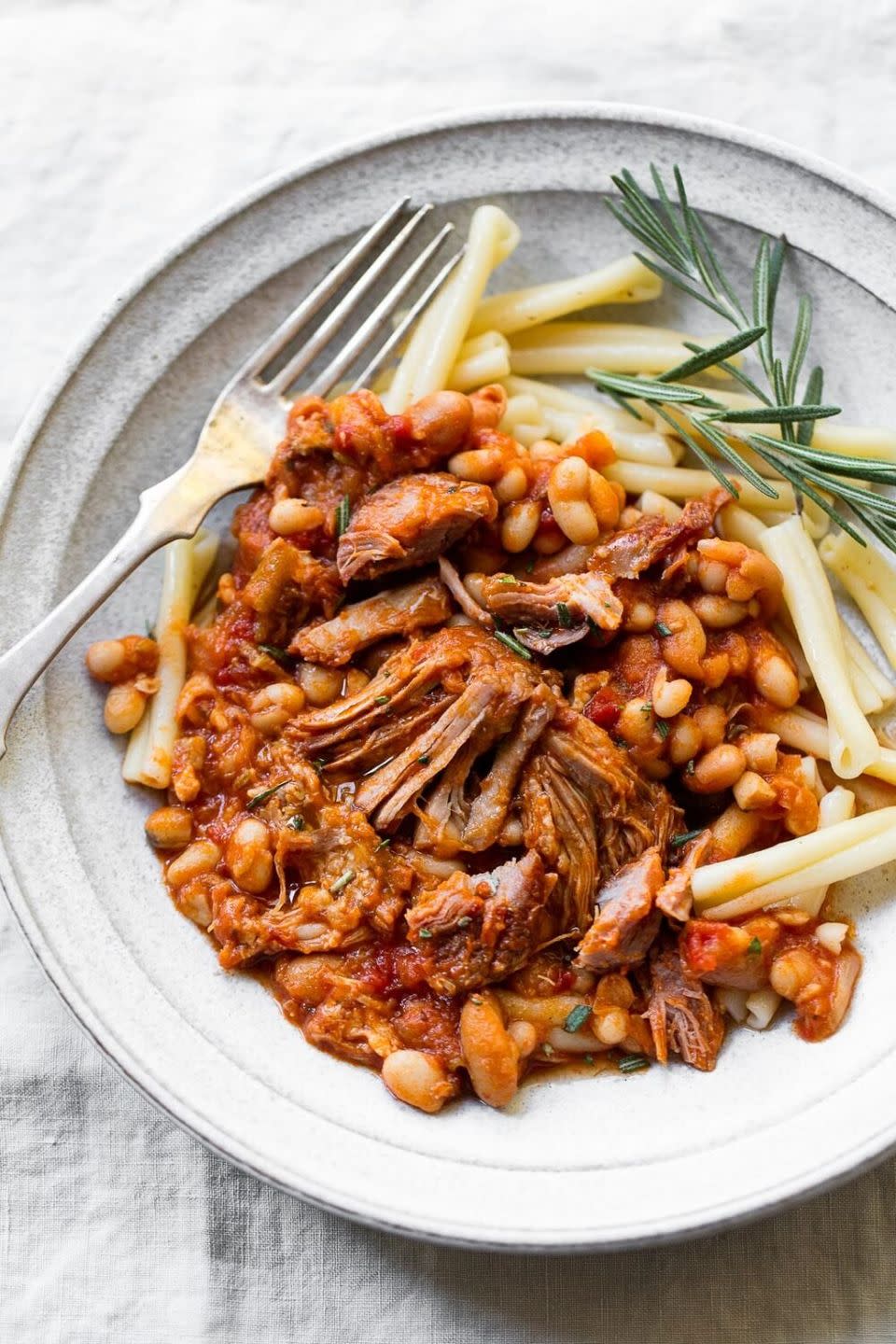 Slow Cooked Pork and White Bean Cassoulet