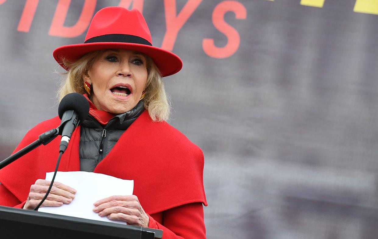 Jane Fonda speaks out about election day anxiety. (Photo: Getty Images)