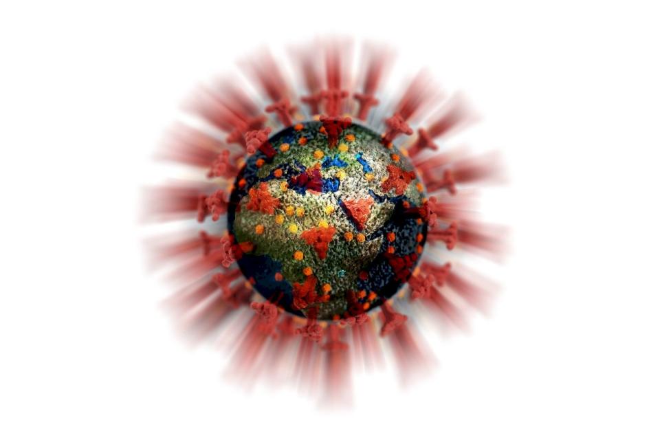COVID-19變異病毒株Omicron來勢洶洶，讓全球再度進入高度警戒狀態。示意圖。(pixabay圖庫)