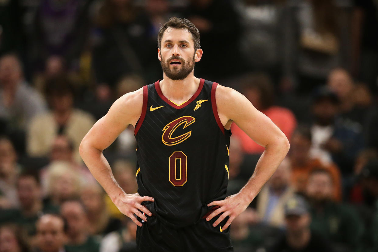 Kevin Love detailed the decision to come public about his battles with mental health on Tuesday's episode of "The Shop."