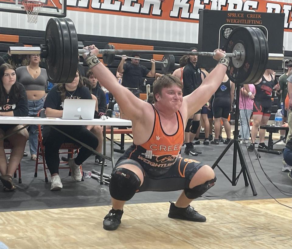 Spruce Creek's Bradley Bingham won Olympic and traditional Five Star Conference gold in the heavyweight division.