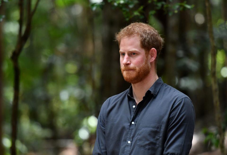 On Tuesday, whilst in Fraser Island, the Duke of Sussex was momentarily lost for words by one member of the crowd’s cheeky comment. Source: Getty