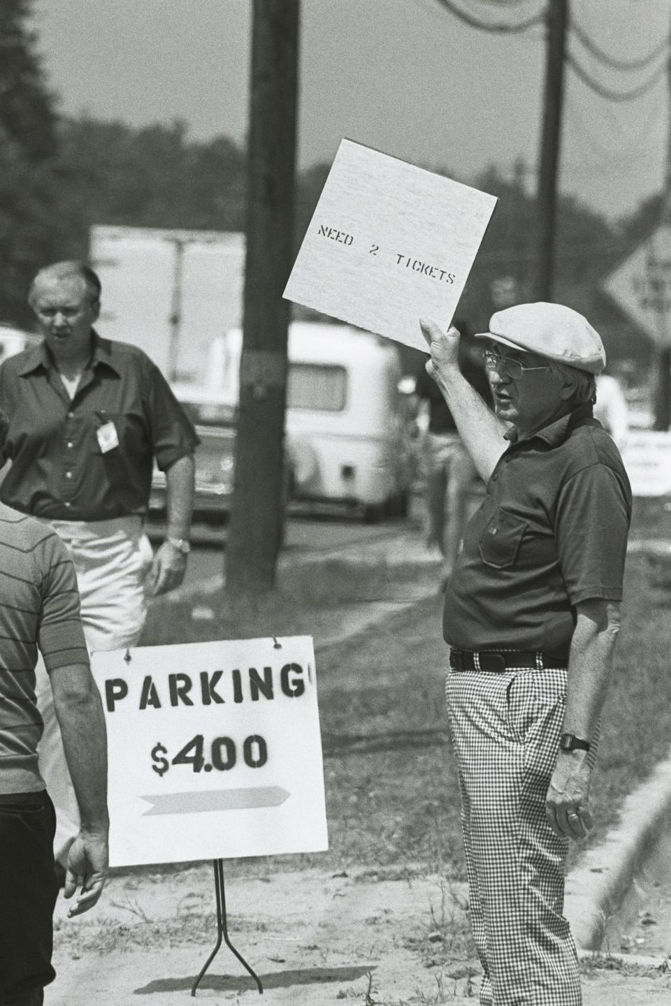 Even 40 years ago, tickets to the Masters were hard to come by but parking was cheap.