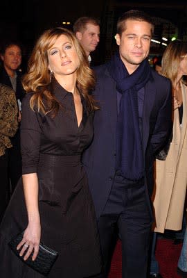 Jennifer Aniston and Brad Pitt at the LA premiere of Universal's Along Came Polly