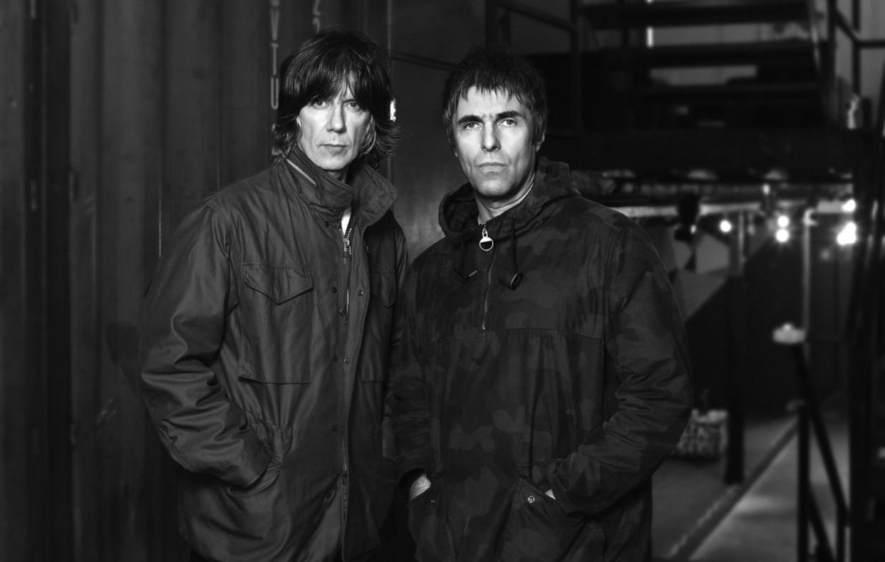 John Squire and Liam Gallagher (Picture: YouTube)