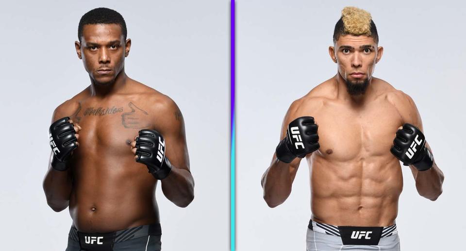 Jamahal Hill se dirige a su enfrentamiento de UFC Vegas 48 contra Johnny Walker como favorito -250 en BetMGM.  (Fotos a través de Getty Images)