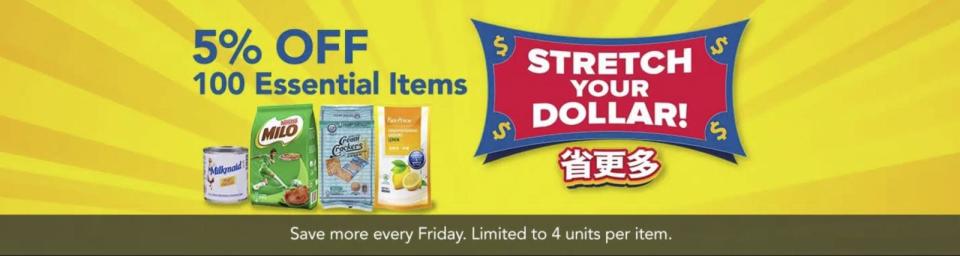 FairPrice&#39;s Stretch Your Dollar Programme