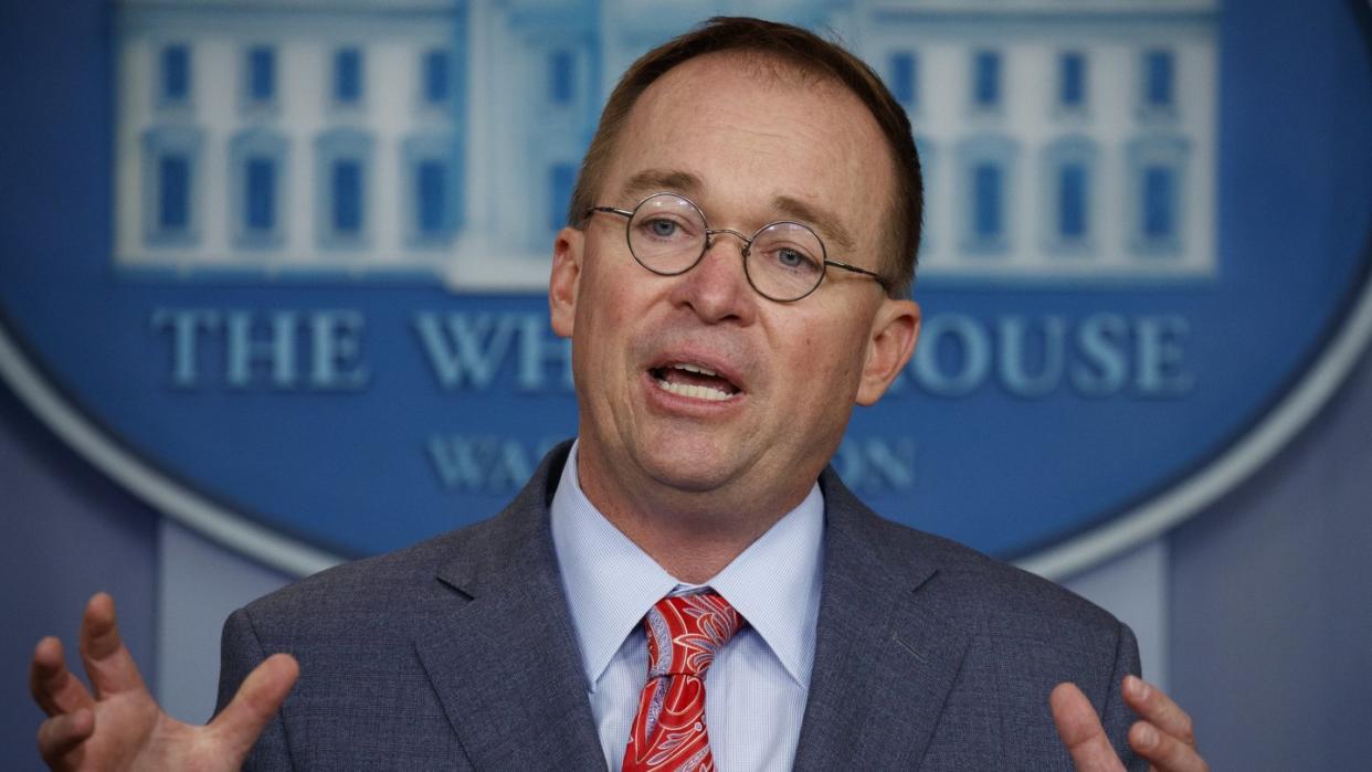 Mick Mulvaney, Stabschef des Weißen Hauses, hat Donald Trump in Erklärungsnot gebracht.