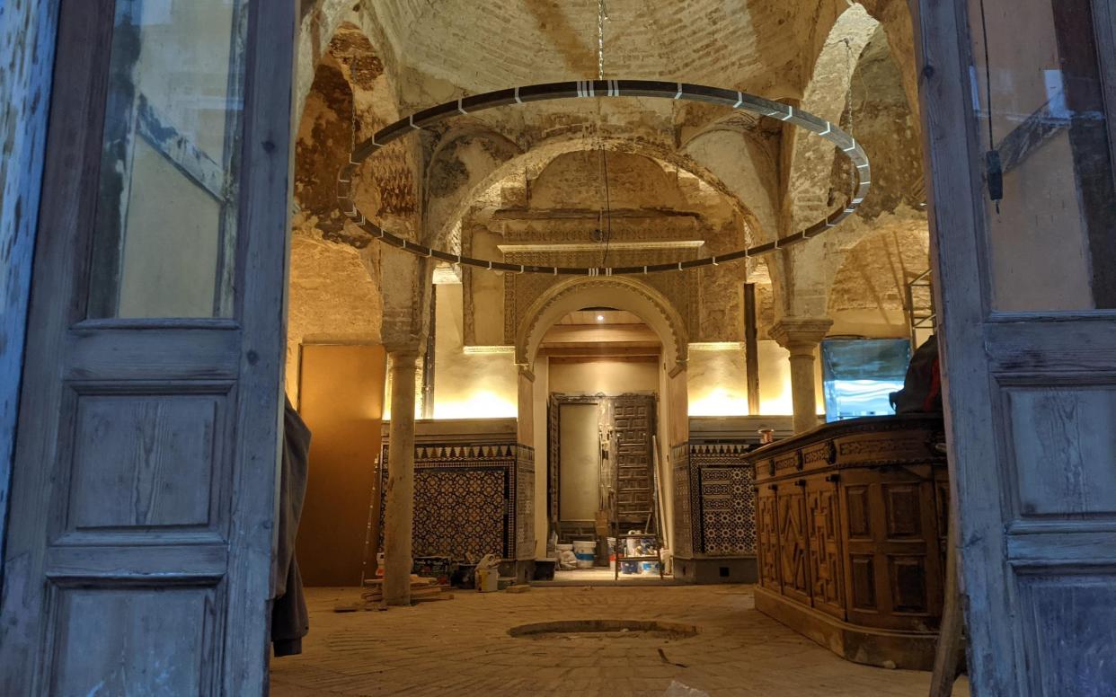 The Cerveceria Giralda decided to undertake a spot of renovation last year - AFP