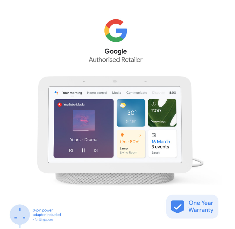 Google Nest Hub (2nd gen). (PHOTO: Shopee)