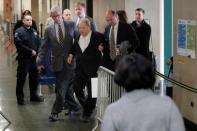 Film producer Harvey Weinstein arrives at New York Criminal Court for his sexual assault trial in the Manhattan borough of New York City, New York