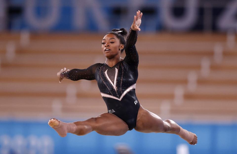 Simone-Biles-Tokyo-Olympics-2020 - Previews - Day -1