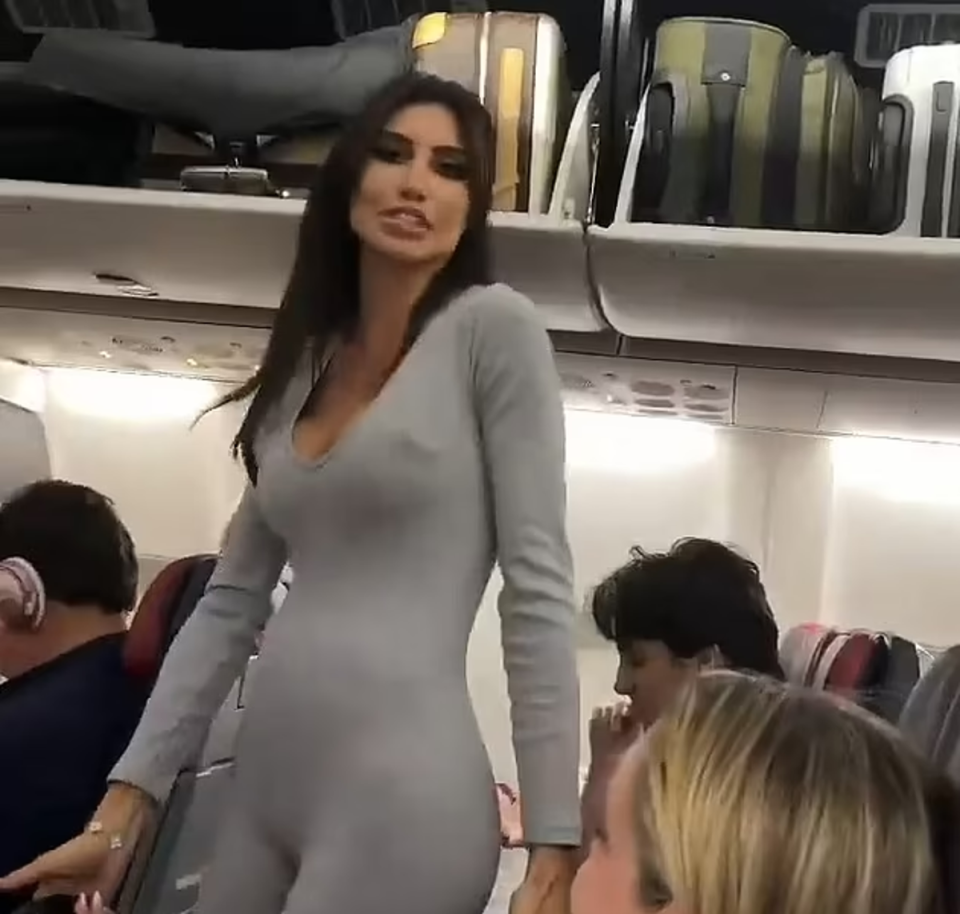 Social media is comparing this incident to the Tiffany Gomas meltdown that happened on an American Airlines flight in July (X)