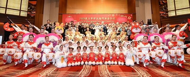 太極門2023年新春茶敘　國內外友人揮毫為世界祈願