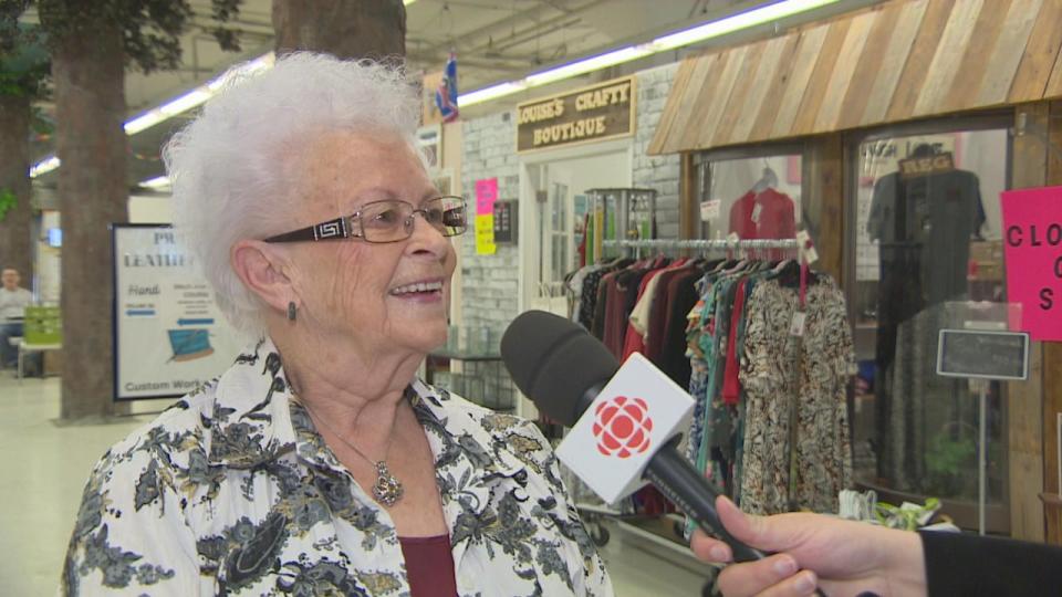 Eileen Heibein said she's sad that the market is losing it's home because she has been visiting since it first opened, and enjoys socializing with the vendors and visitors. 