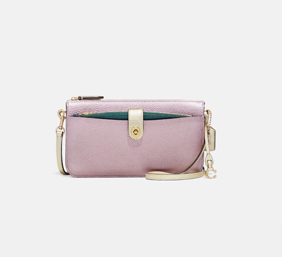 Noa Pop Up Messenger In Colorblock - Coach Canada