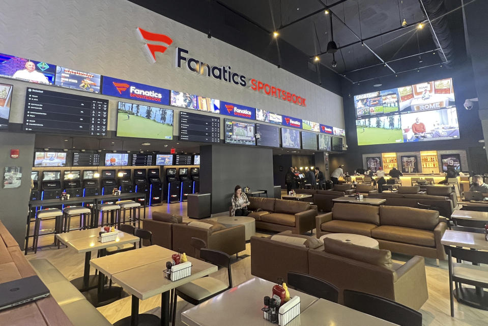 In January, FedEx Field opened the first sportsbook betting lounge inside an NFL stadium.  (Photo credit: mpi34/MediaPunch/IPX)