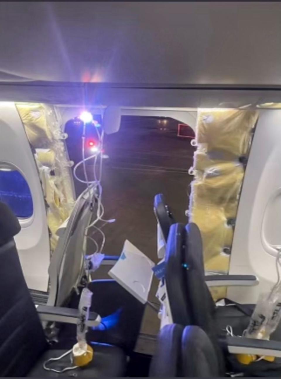 Boeing’s manufacturing process has faced scrutiny after a series of high-profile incidents, including a door plug blowing out of an Alaska Airlines flight at 16,000 feet. (AP)