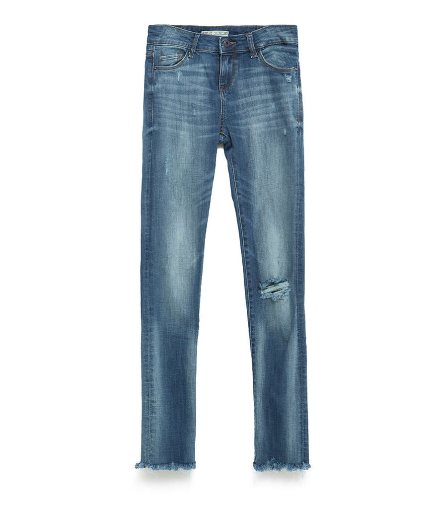 Zara Mid-Rise Skinny Jeans