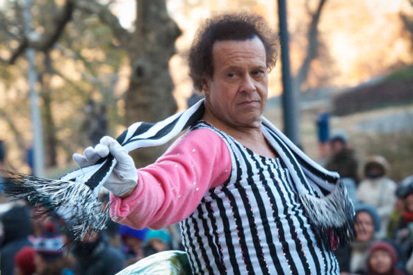 NEW YORK, NY – NOVEMBER 28: Richard Simmons attends the 87th annual Macy’s Thanksgiving Day parade on November 28, 2013 in New York City. (Photo by Scott Roth/FilmMagic)
