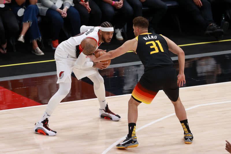 NBA: Portland Trail Blazers at Utah Jazz